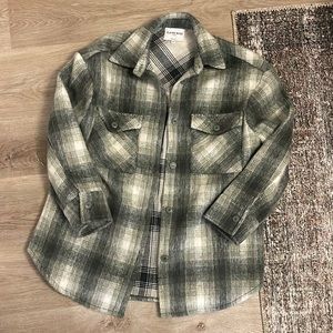 Claire Rose x NA-KD Plaid Shacket